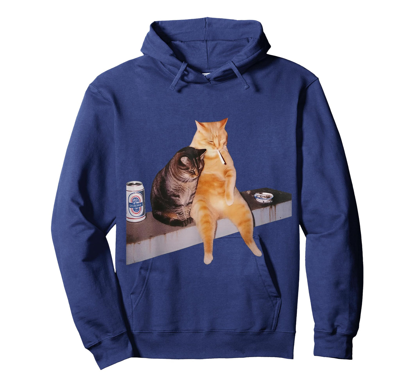 Cat Meme Cat Smoking Cigarette T-Shirt