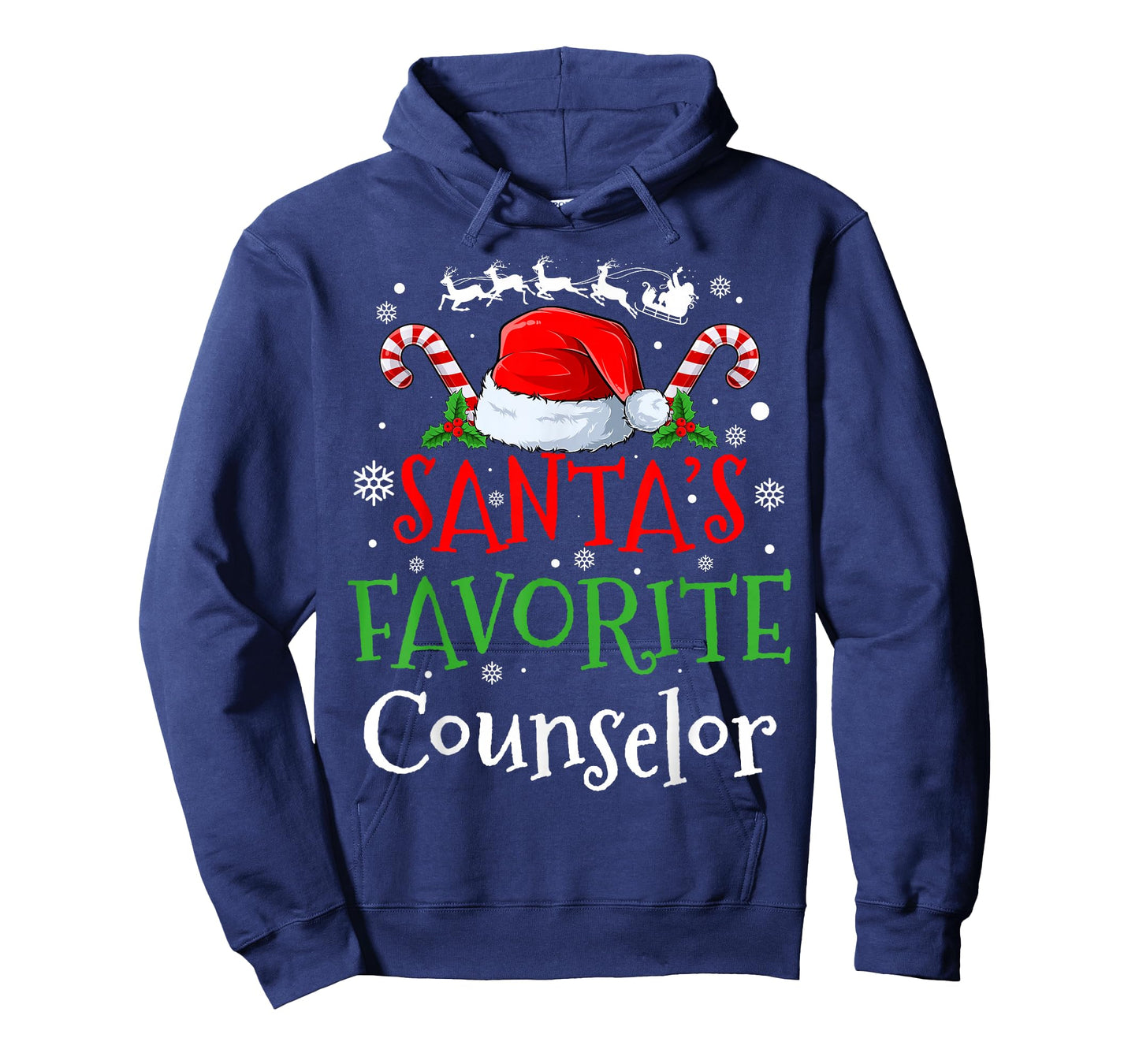 Santa's Favorite Counselor Christmas Party T-Shirt