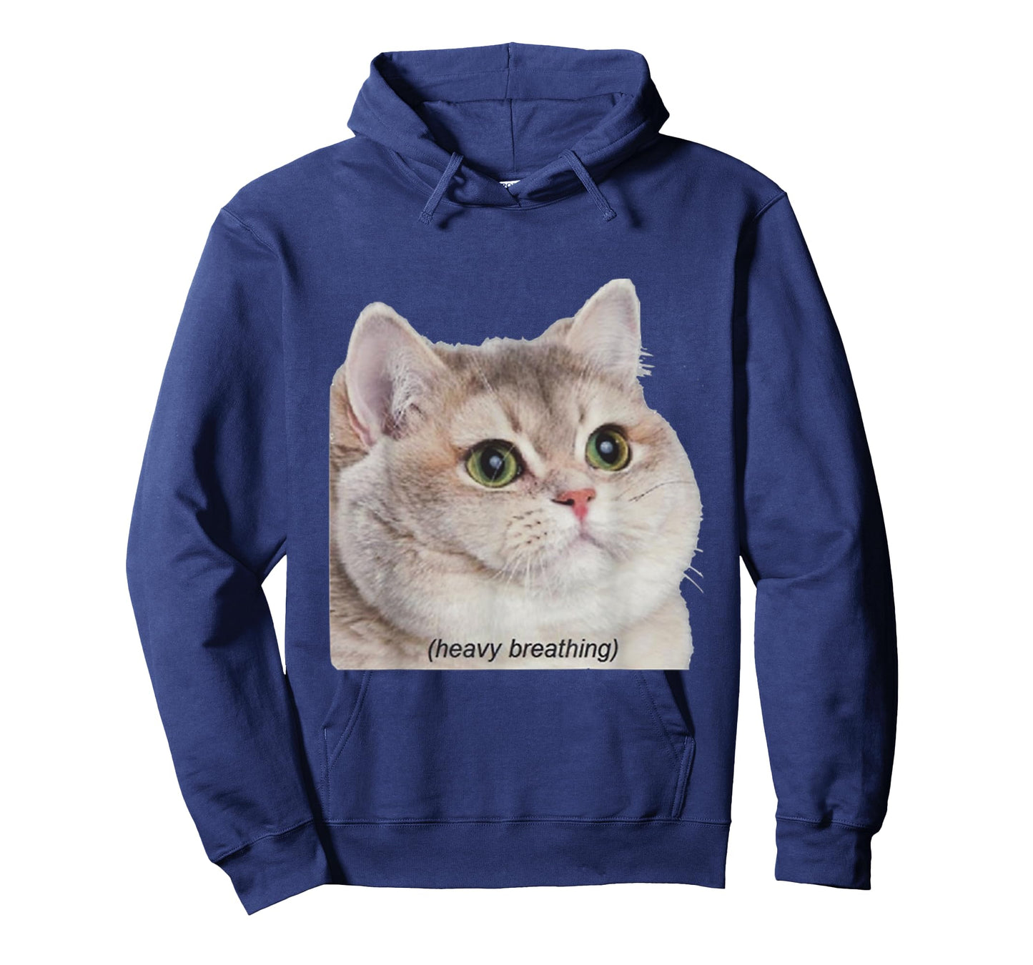 Heavy Breathing Cat Shirt T-Shirt for Men Women