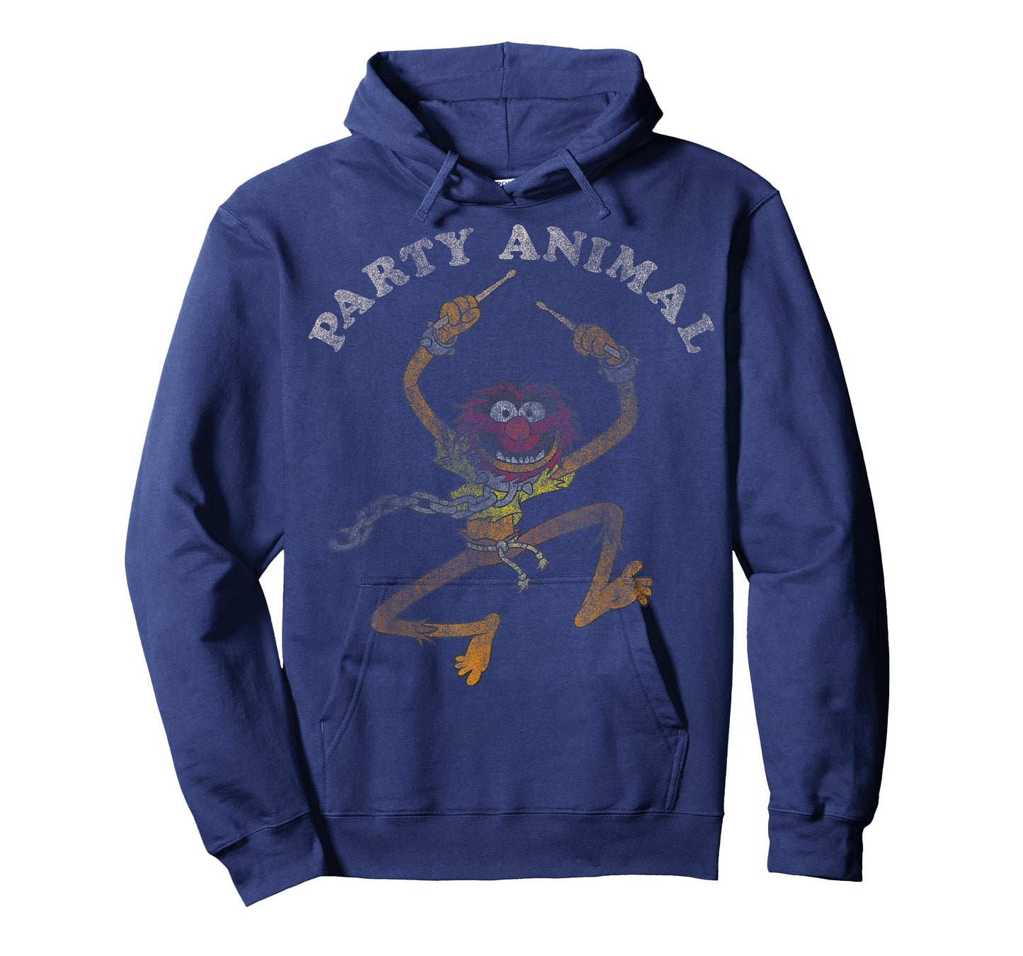 Disney The Muppets Distressed Party Animal Muppet Drummer T-Shirt