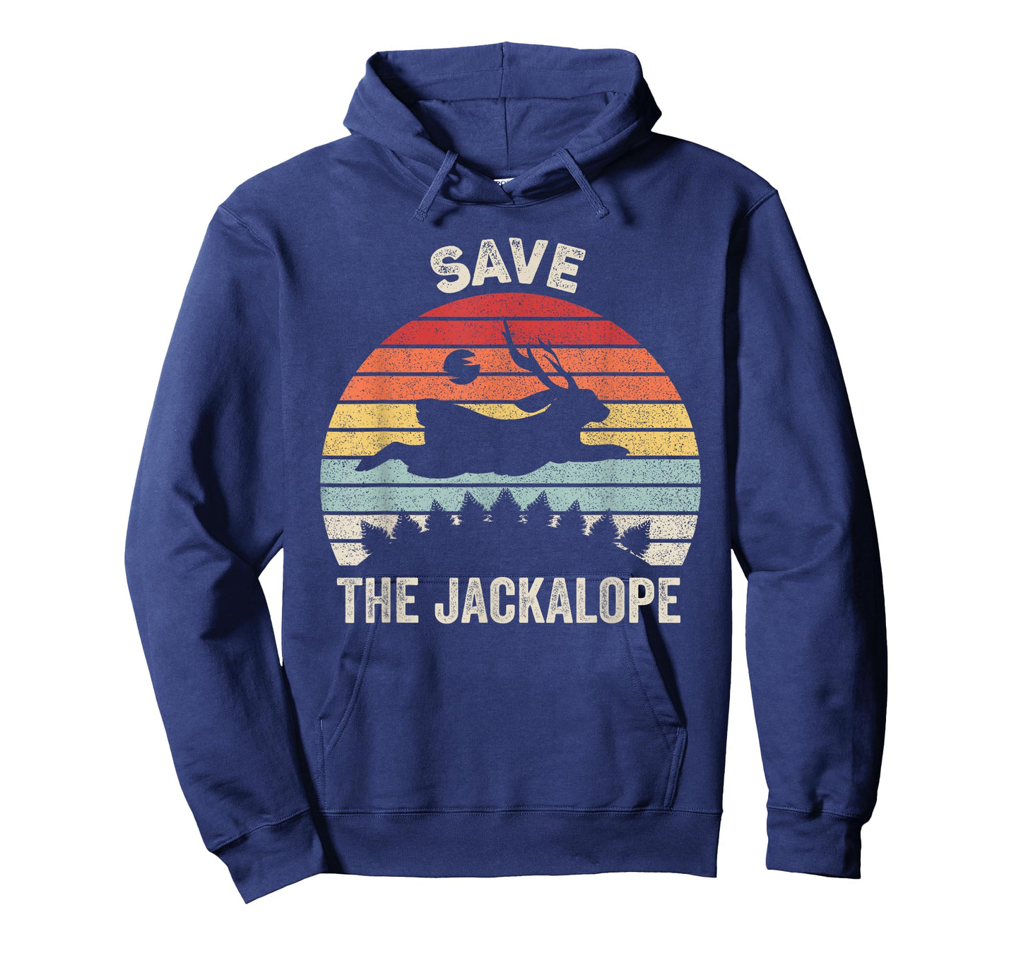 Retro Save The Jackalope Shirt Animal Lover Gift Vintage T-Shirt