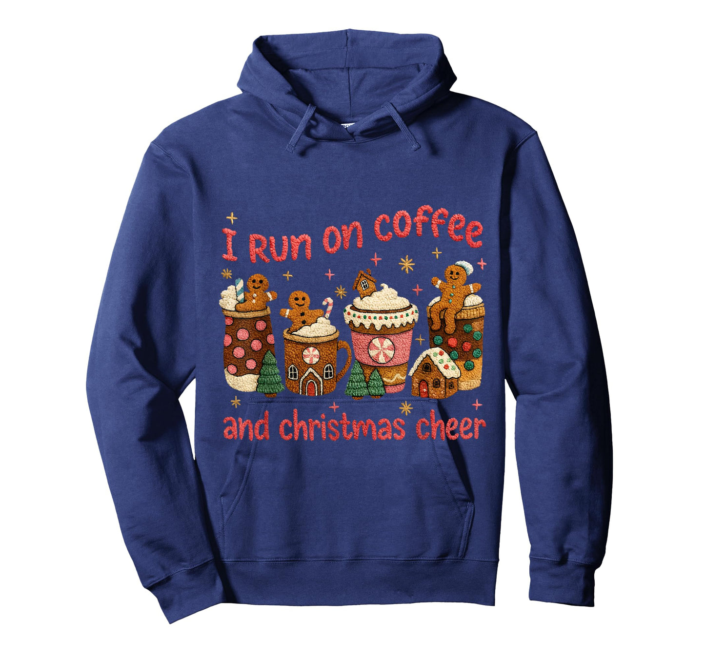Coffee and Christmas Cheer Cute Gingerbread T-Shirt