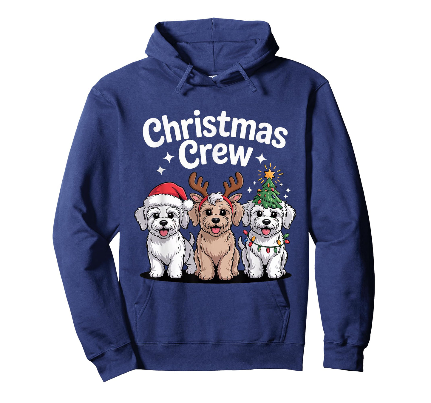 Christmas Crew Xmas Puppy Dog Funny Christmas Schnoodle T-Shirt