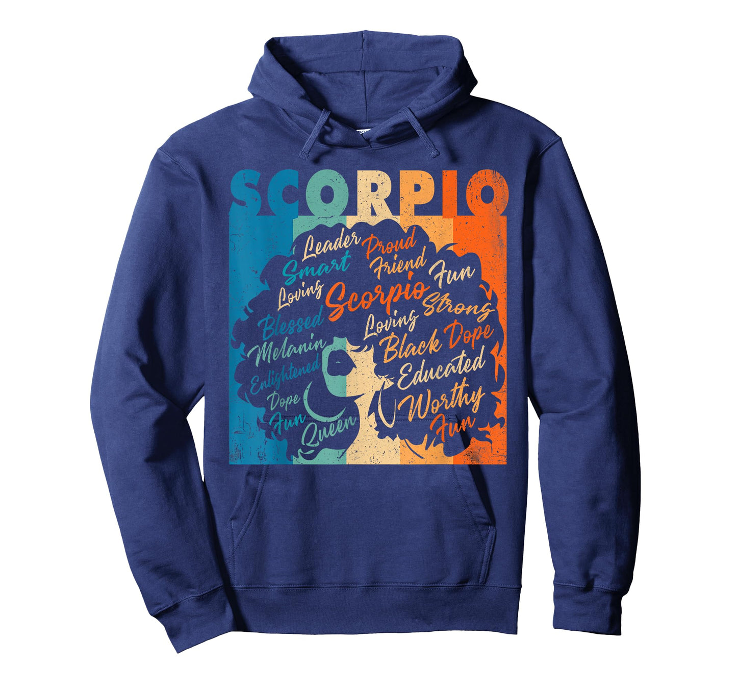 African American Women Zodiac Birthday Scorpio Girl T-Shirt