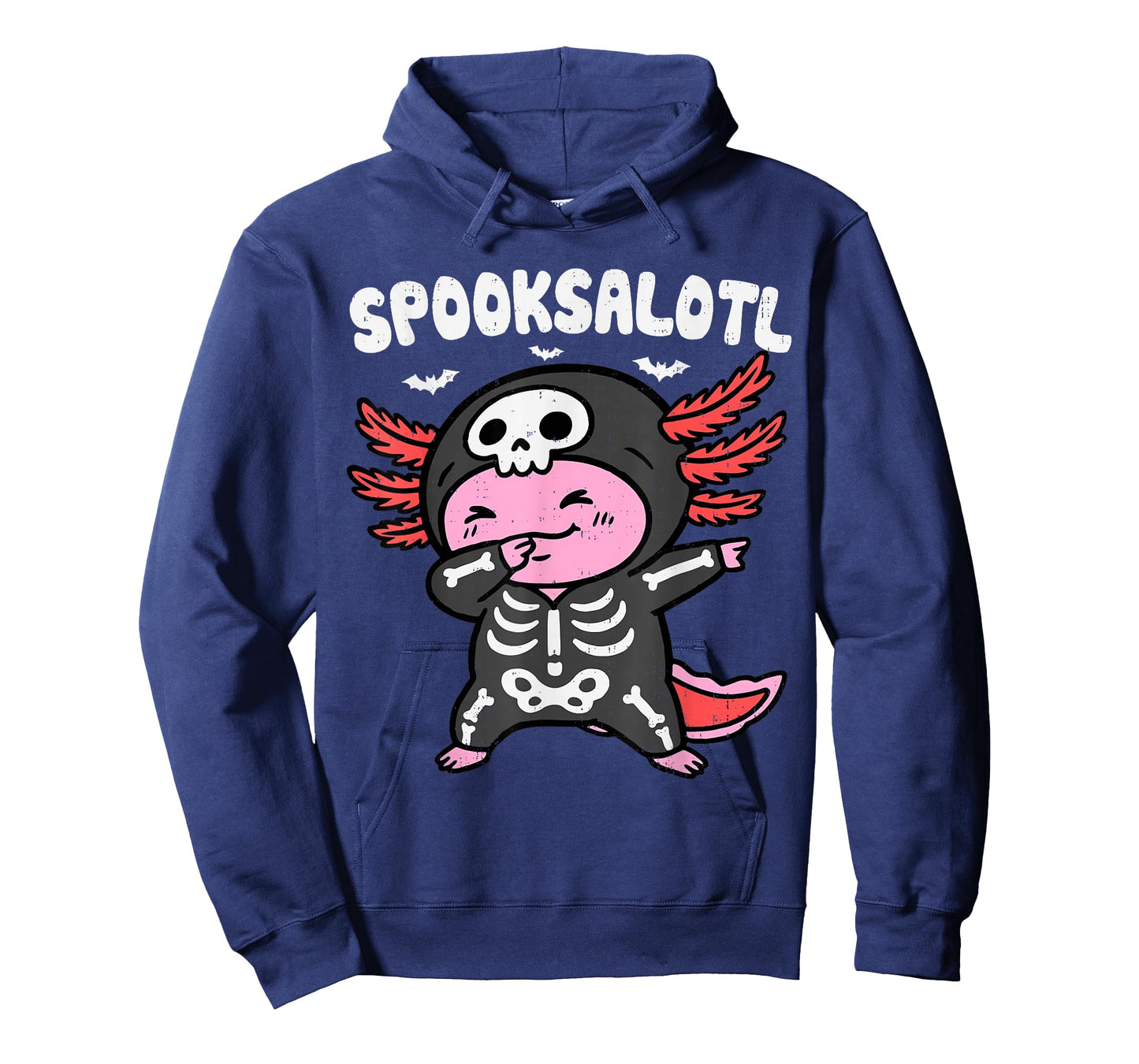 Skeleton Dabbing Axolotl Halloween Costume Boys Girls Kids T-Shirt