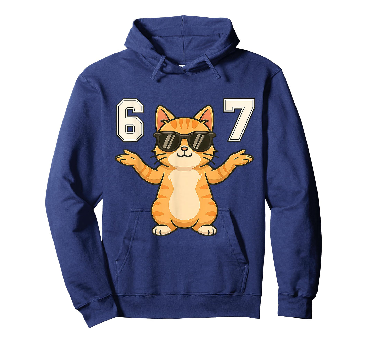 67 Funny Cat Six Seven Meme Gen Z Alpha Humor Animal Lovers T-Shirt