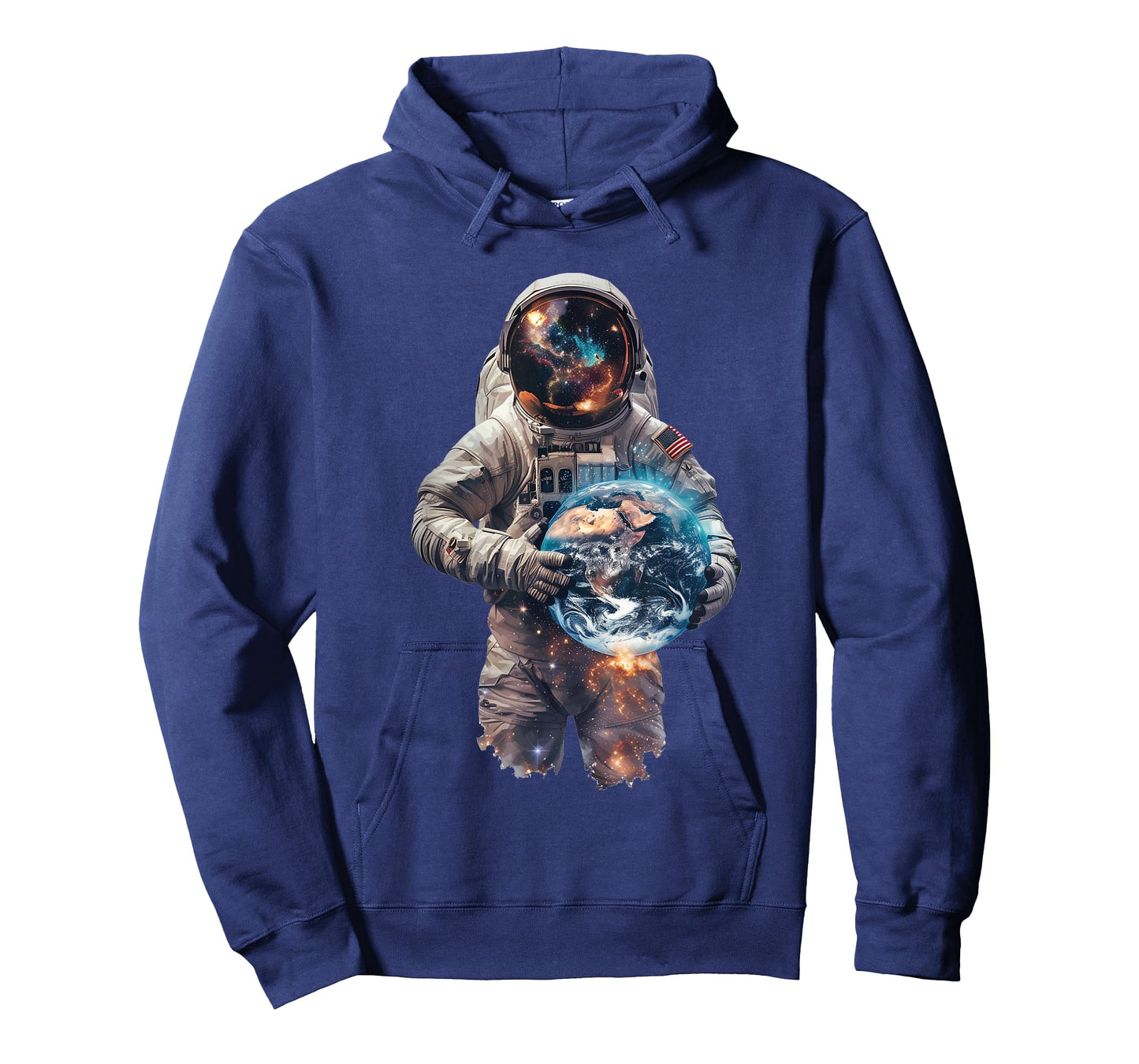 Astronaut Holds Earth in Space T-Shirt