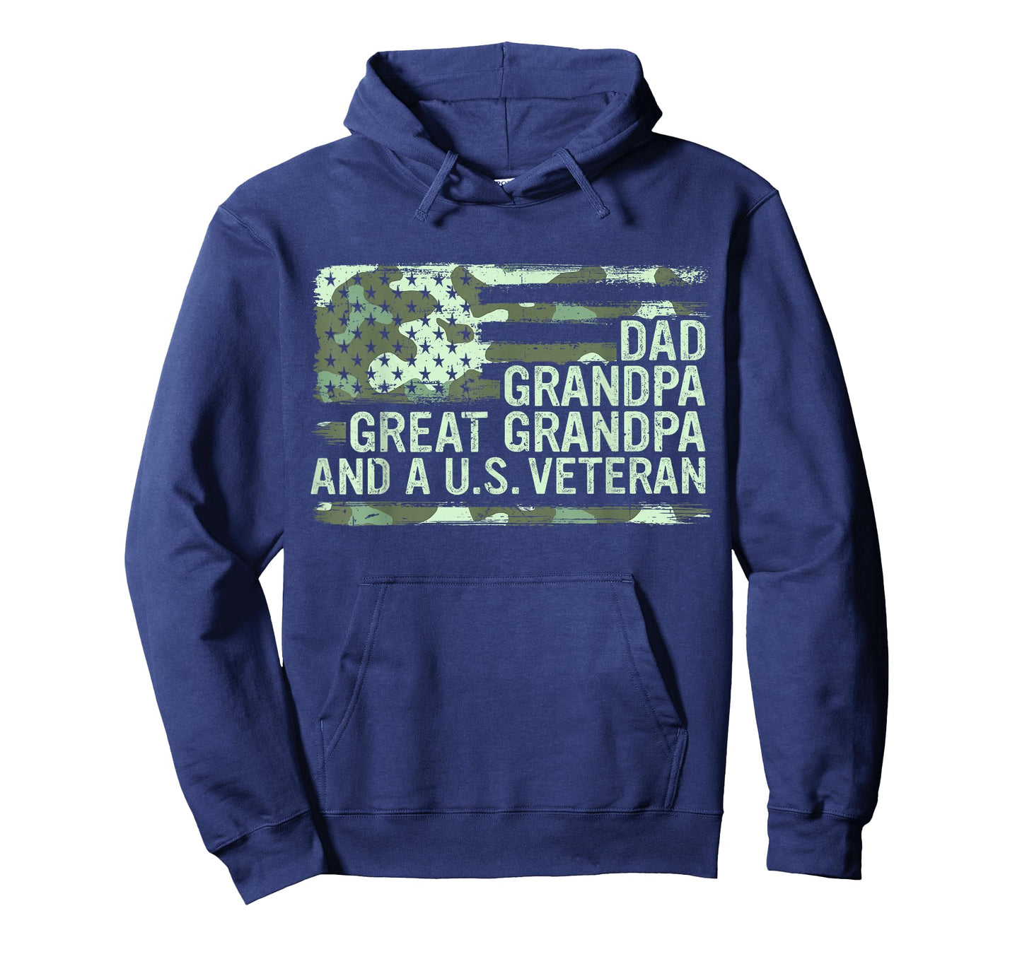 Dad Grandpa Great Grandpa Veteran Fathers Day Great Grandpa T-Shirt