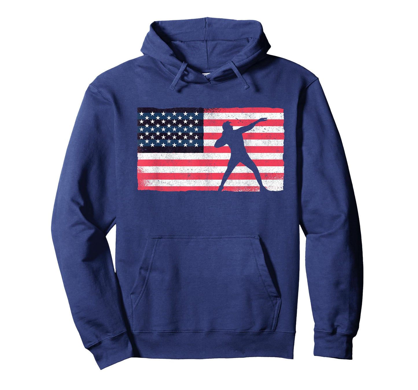 Shot Putter American Flag USA Throw Track And Field Shot Put T-Shirt