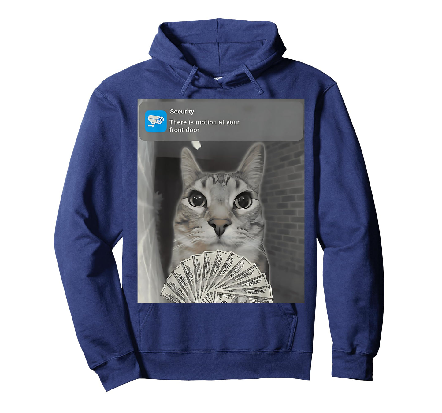 Ring Cat with Motion Meme Silly Cursed Cat Ironic Brainrot T-Shirt