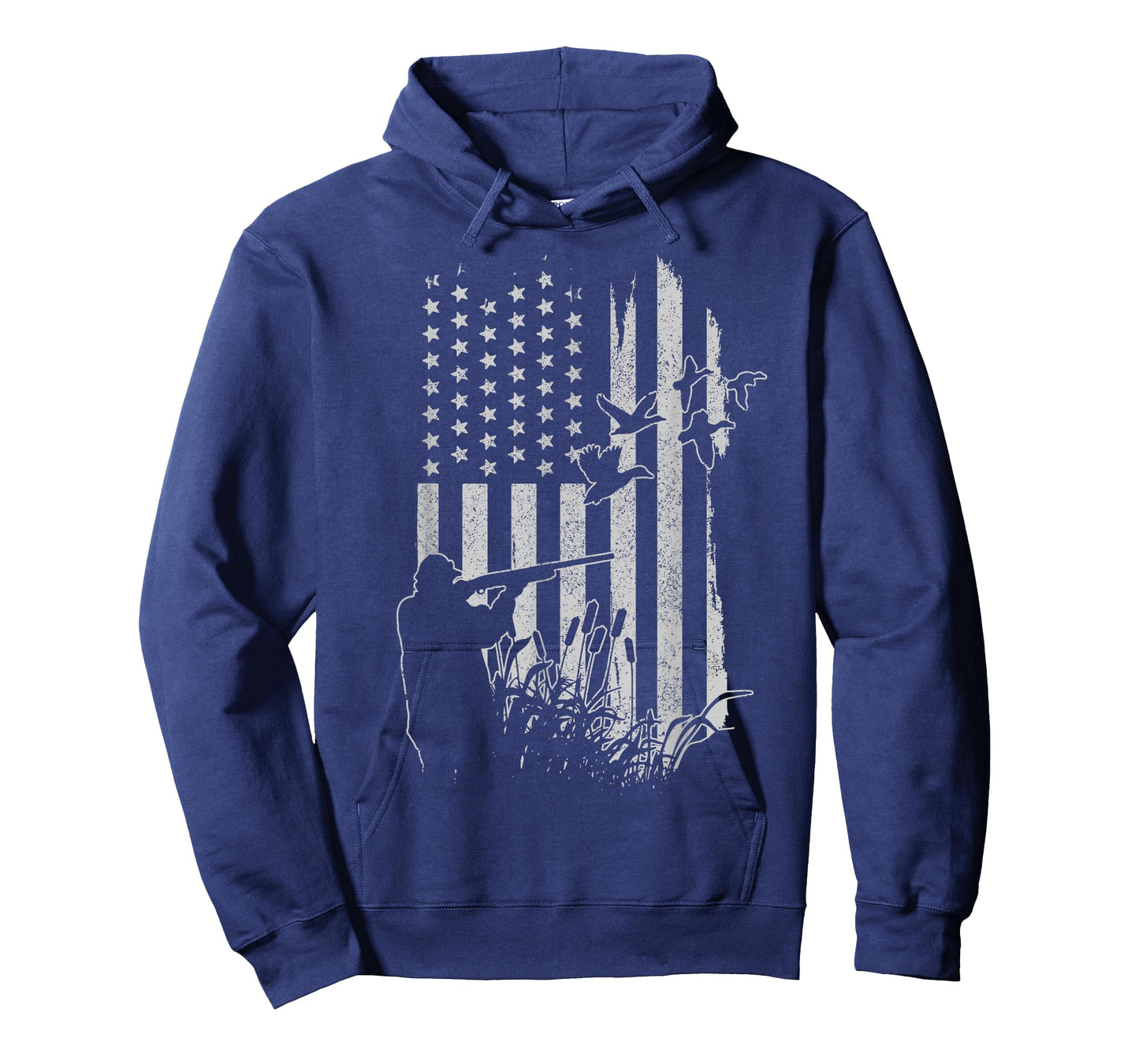 Patriotic Duck Hunting American Flag Duck Hunter T-Shirt