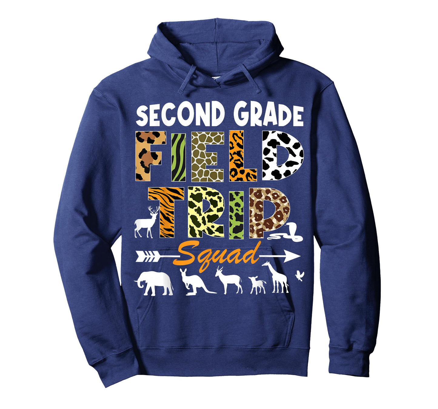 2nd Grade Zoo Field Trip Squad Teacher Student Matching T-Shirt