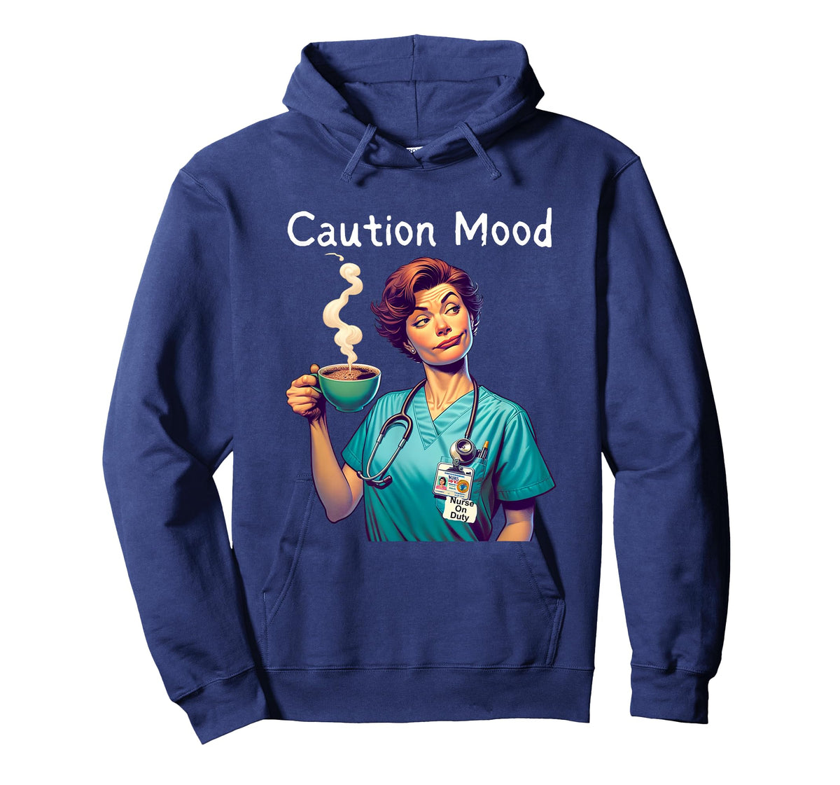 Caution Mood Coffee Lovers Funny Nurse T-Shirt