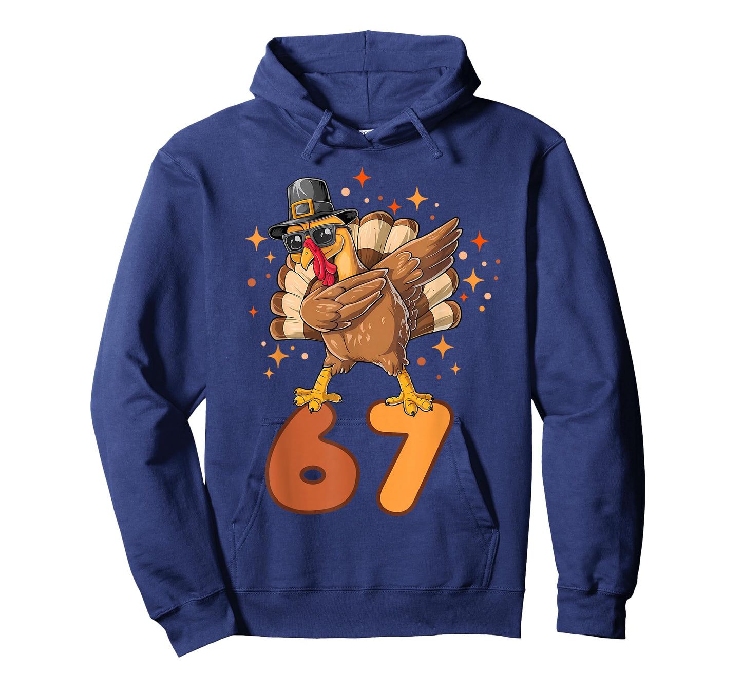 Funny Turkey Dab 67 Six Seven Thanksgiving Meme Brainrot T-Shirt