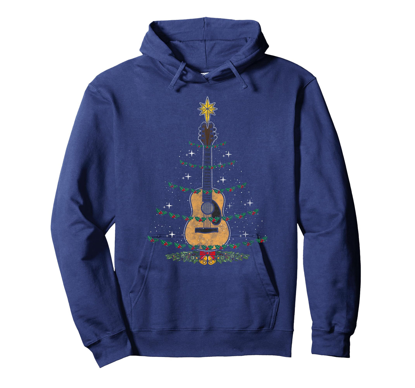 Christmas Guitar - Xmas Lights Guitarist T-Shirt