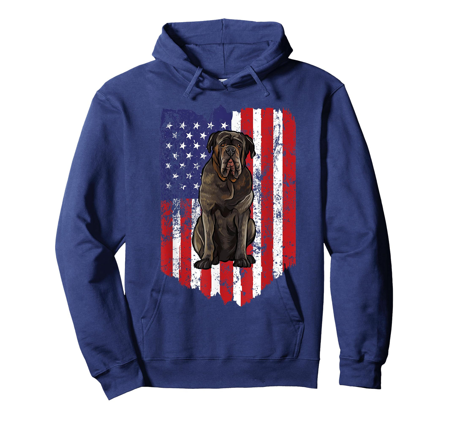 American Flag Neapolitan Mastiff 4th Of July USA T-Shirt