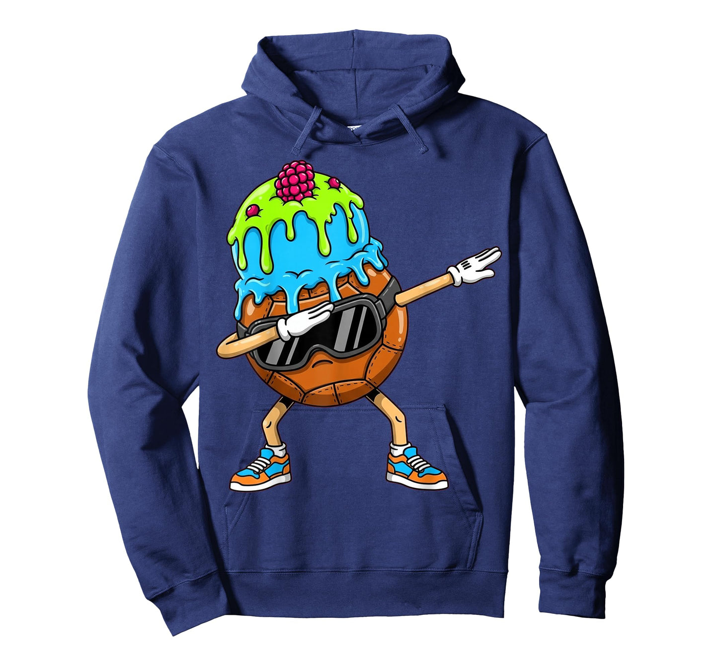 Dabbing Handball Drip Ice Cream Kids Youth Boys Girls T-Shirt