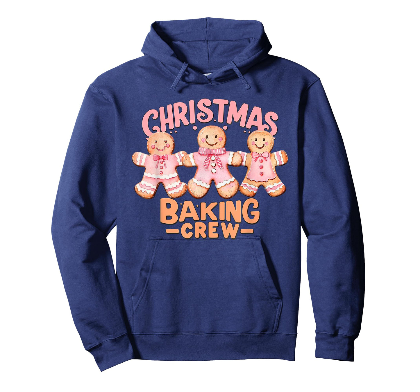 Christmas Baking Crew Pink Gingerbread Cookie Family Baking T-Shirt