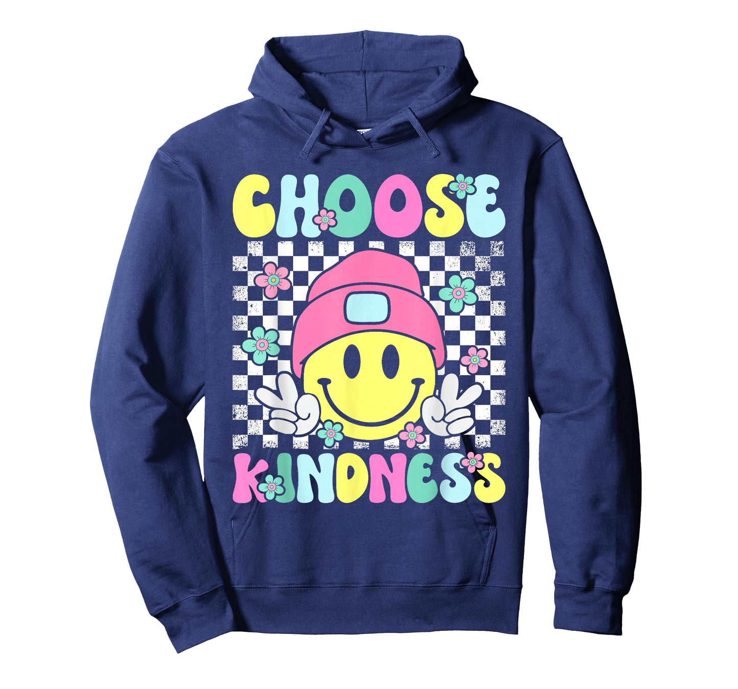 Choose Kindness Groovy Be Kind Inspirational Women Kids T-Shirt