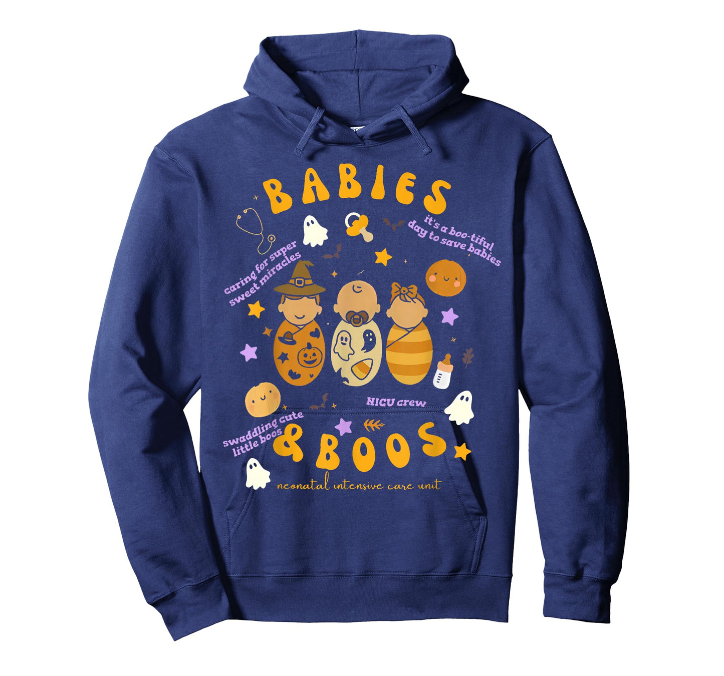Babies Boos Halloween Nicu Nurse Halloween T-Shirt