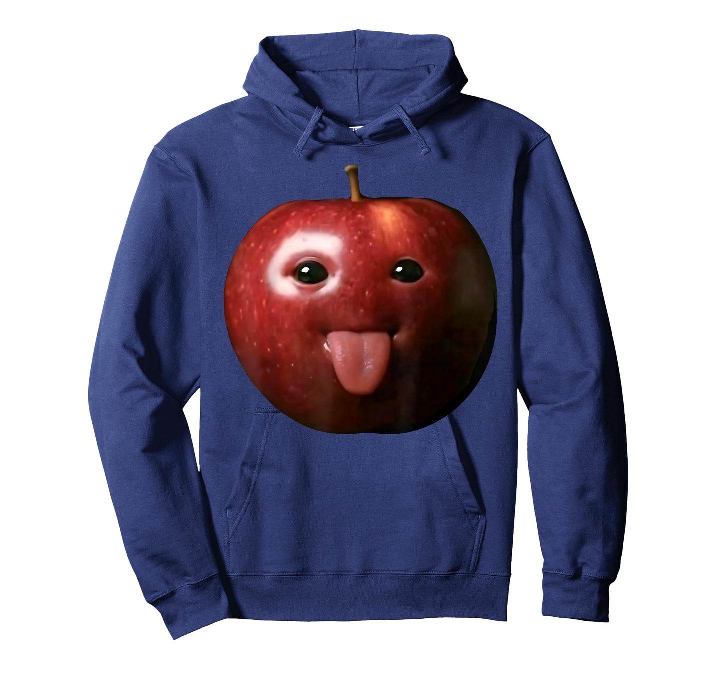 Funny Silly AI Apple gen z Meme BrainRot Humor Tongue Out T-Shirt