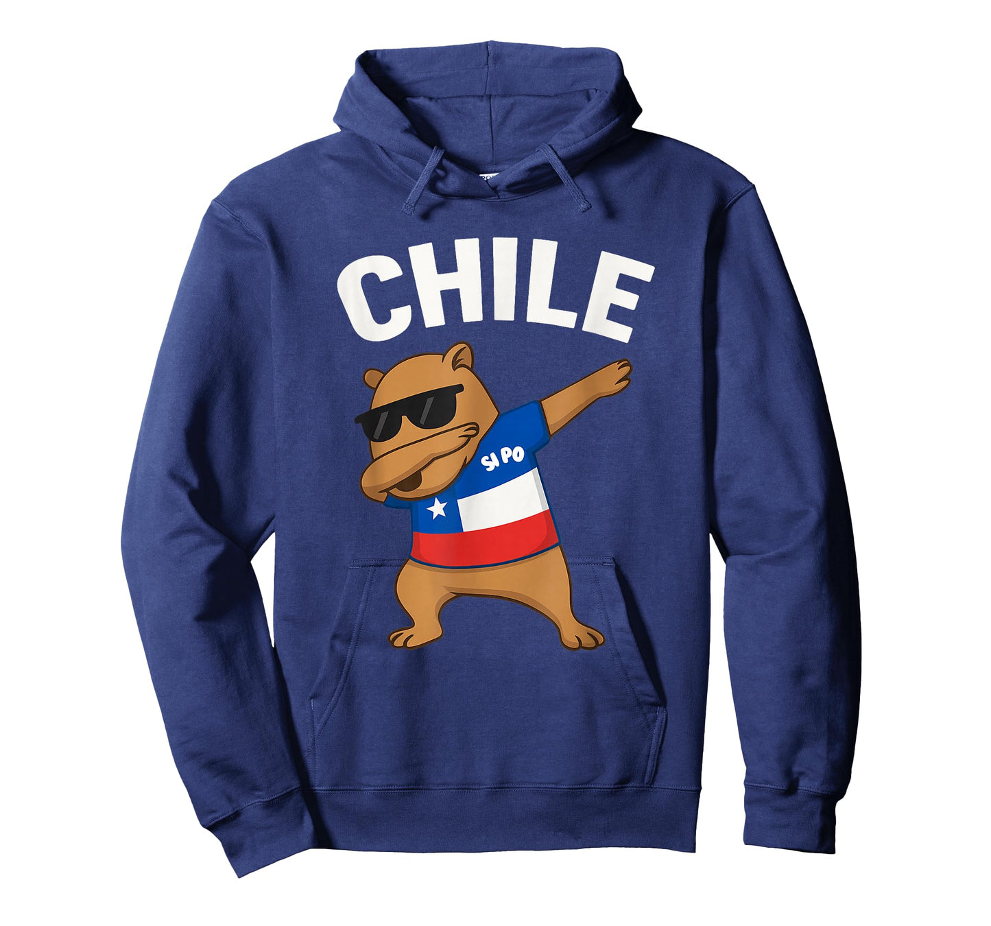 Capybara Chile Dabbing Si Po Chilean Prde Flag Capibara T-Shirt