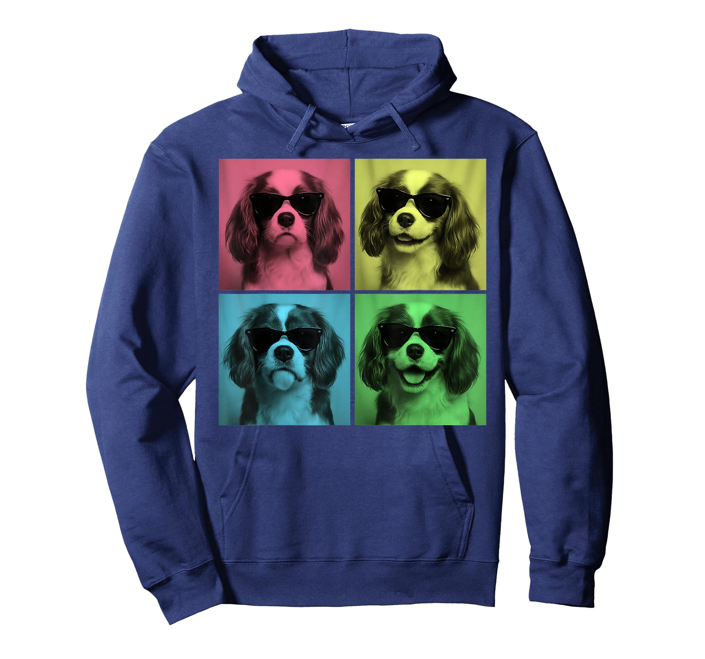 Cavalier King Charles Spaniel Dog Pop Art Funny Photo Booth T-Shirt