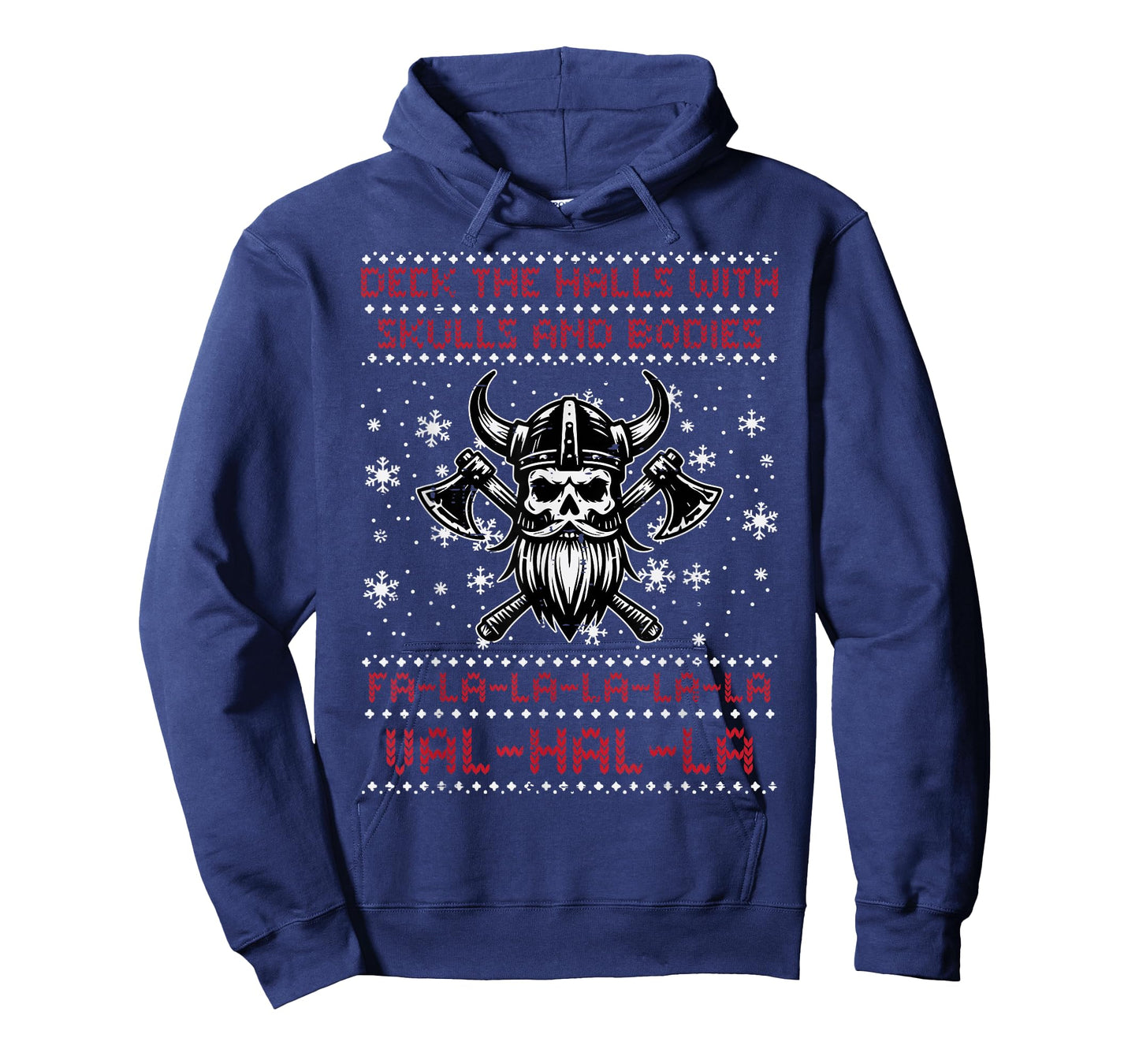 Christmas Viking Valhalla Ugly Xmas Men Women Boys Kids T-Shirt
