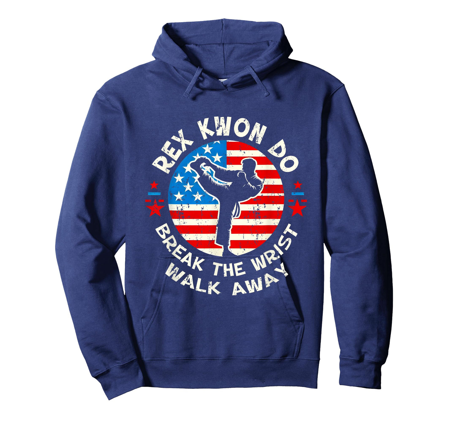 Rex Kwon Do American Flag Taekwondo Martial Art Sport T-Shirt