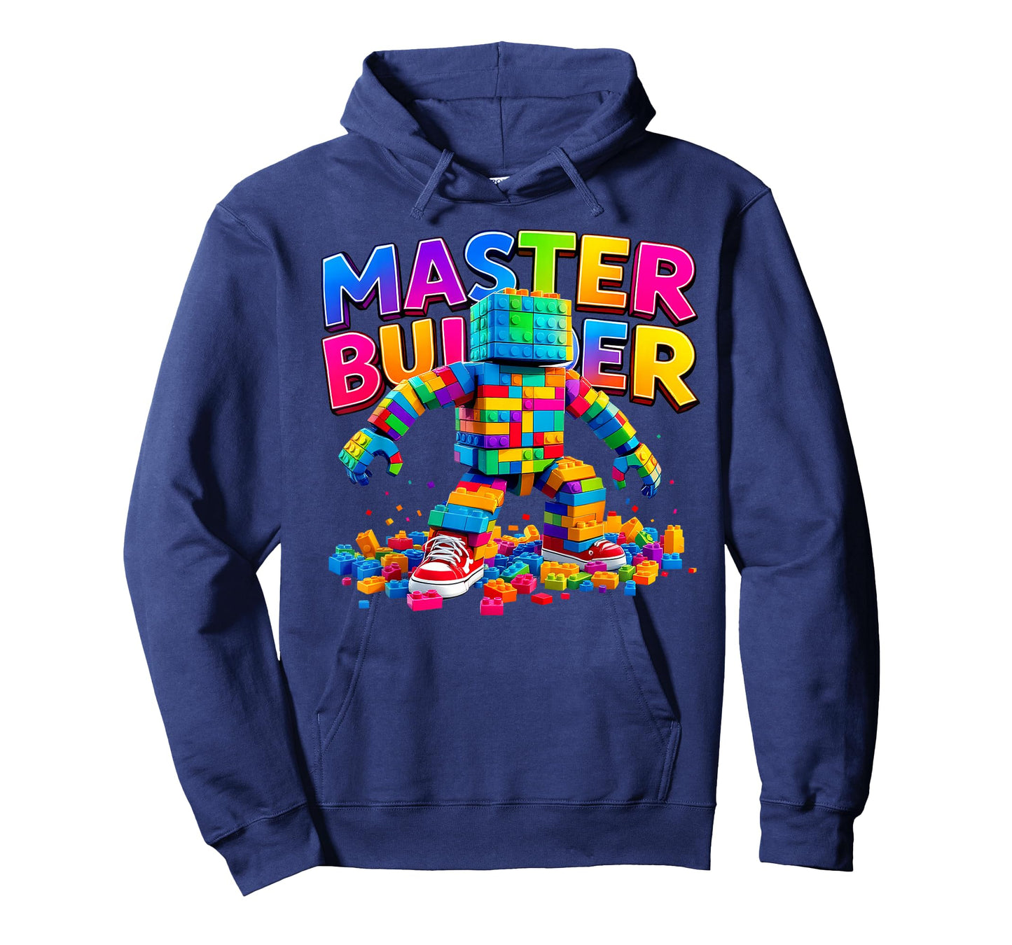Master Builder Colourful Bricks Blocks Funny Kids Boys Girls T-Shirt
