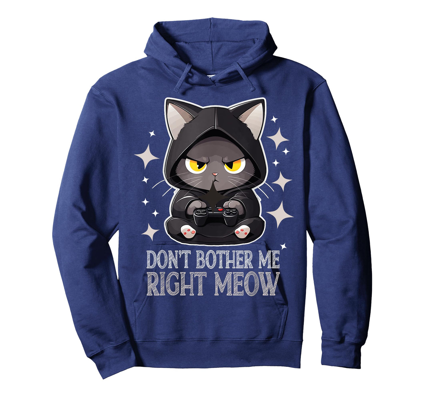 Funny Video Gamer and Cat Lover Don't Bother Me Right Meow Men Women T-Shirt
