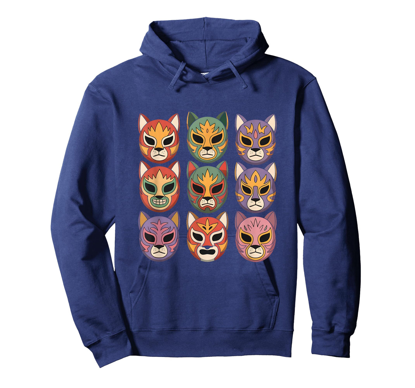 Lucha Libre Cat Mask Funny Luchador Mask Gato T-Shirt
