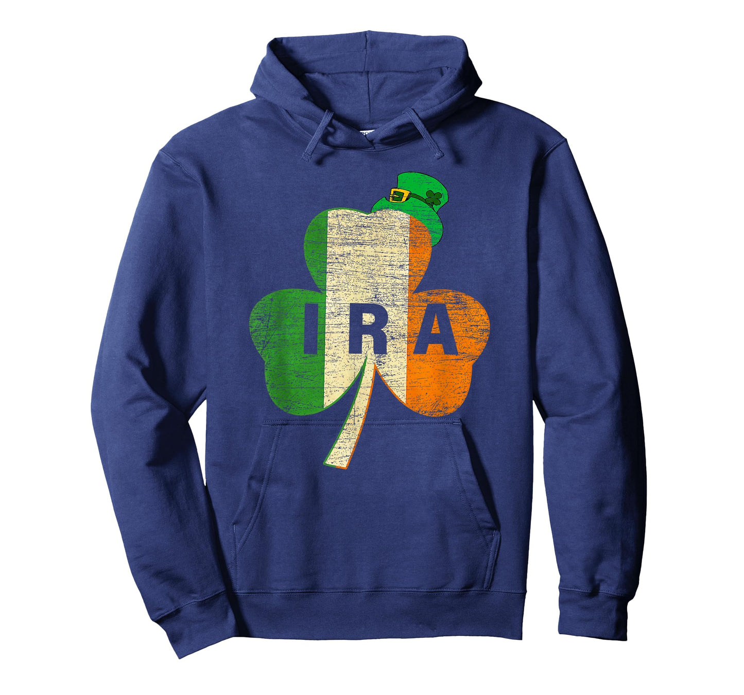 St Patricks Day IRA Vintage Ireland Flag Irish Luck Shamrock T-Shirt