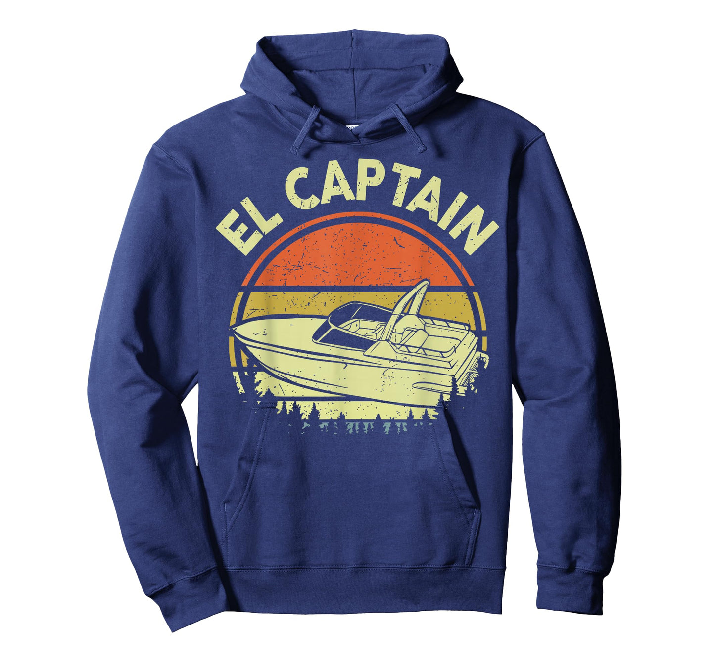 Motorboating El Captain Shirt Funny Dad Men T-Shirt