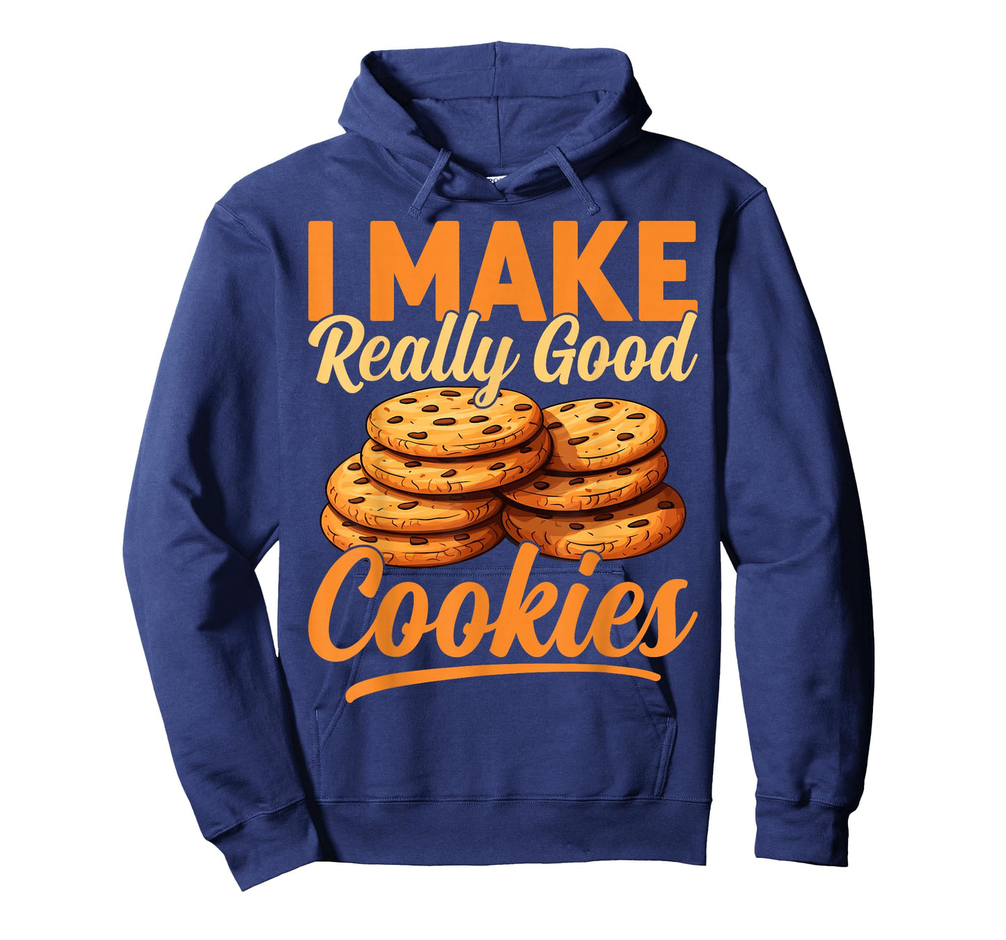 Cookie Maker Gifts Co. Unisex-Adults Humorous Modern Black Cotton T-Shirt, Small, Short Sleeve, I Make Really Good Cookies