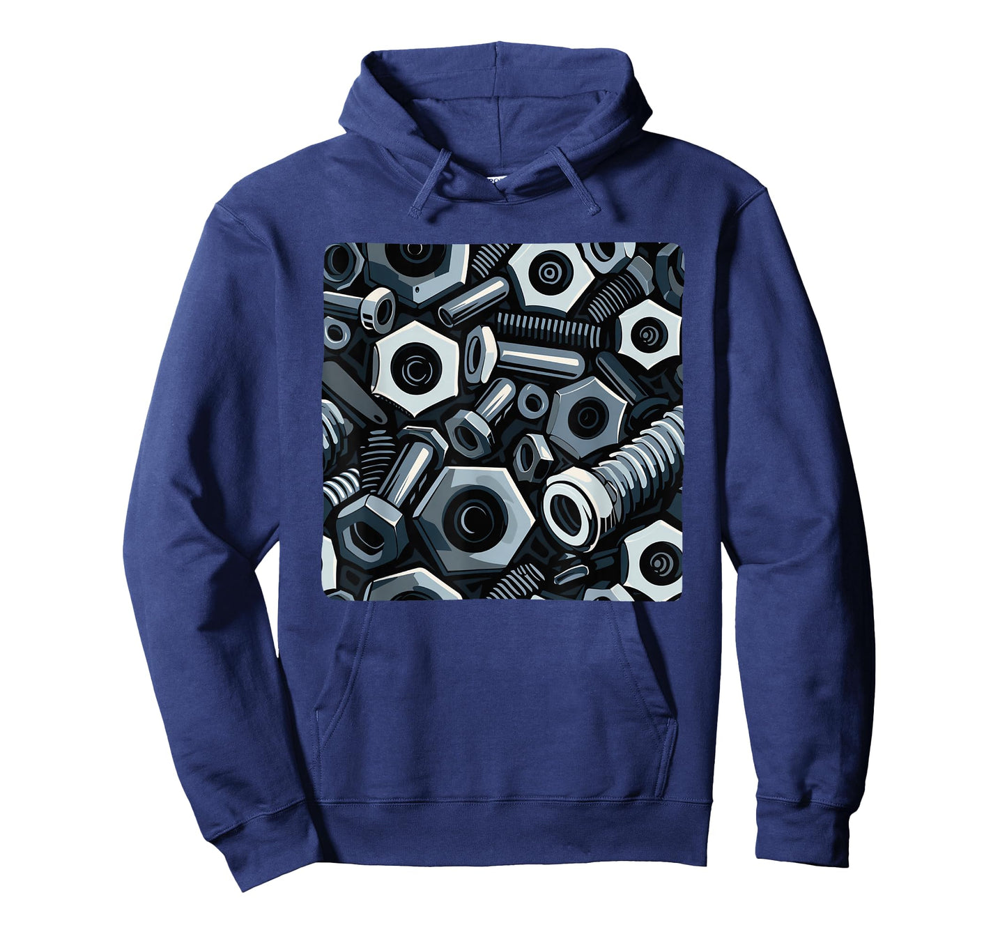 Cool Nut and Bolt Pattern Outfit T-Shirt