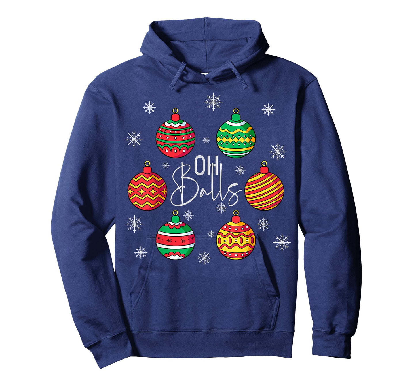 Groovy Christmas Oh Ball Christmas Holiday For Men Women T-Shirt