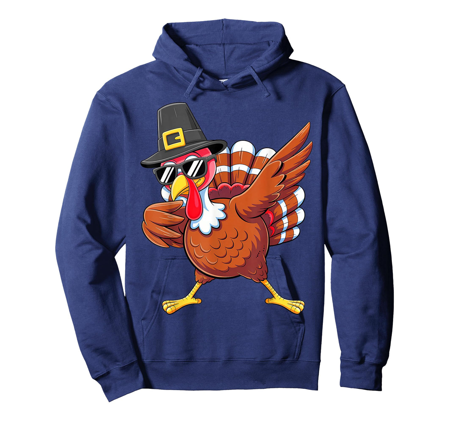 Dabbing Turkey Thanksgiving Day Pilgrim Boys Men Funny Dab T-Shirt