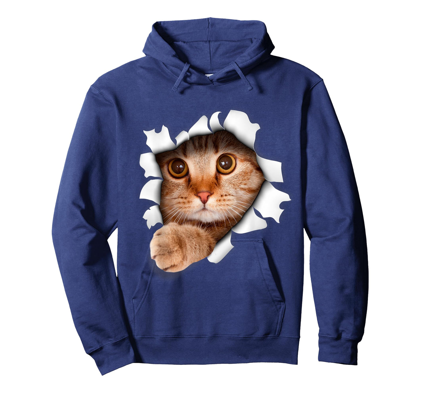 Cute Realistic Cat Kitten Emerging Cat, Kitten or Pet Lovers T-Shirt