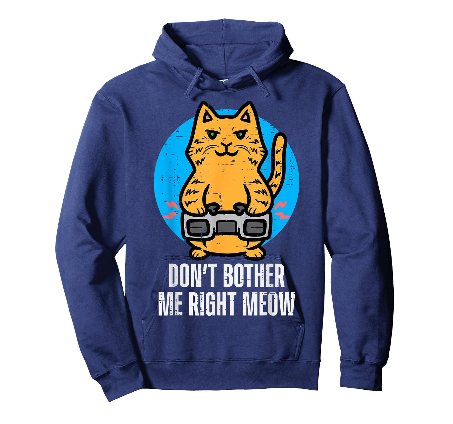 Gamer Cat Dont Bother Me Meow Funny Gaming Men Boys Kids T-Shirt