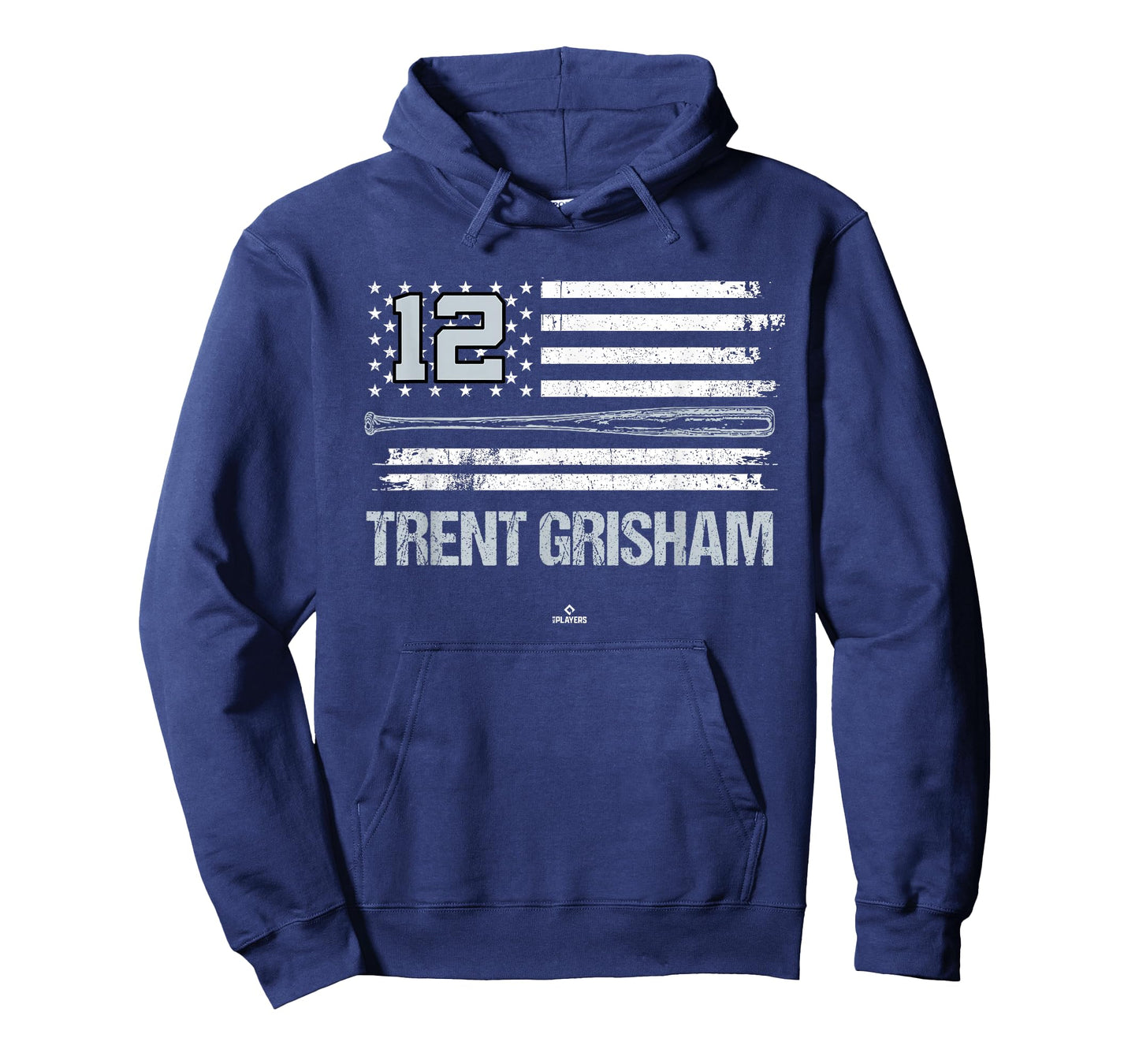 USA Flag Bat Trent Grisham New York Baseball MLBPA T-Shirt
