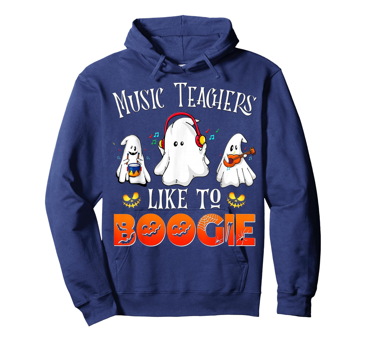 Halloween School Marching Band Music Teachers Like to Boogie Men Women T-Shirt