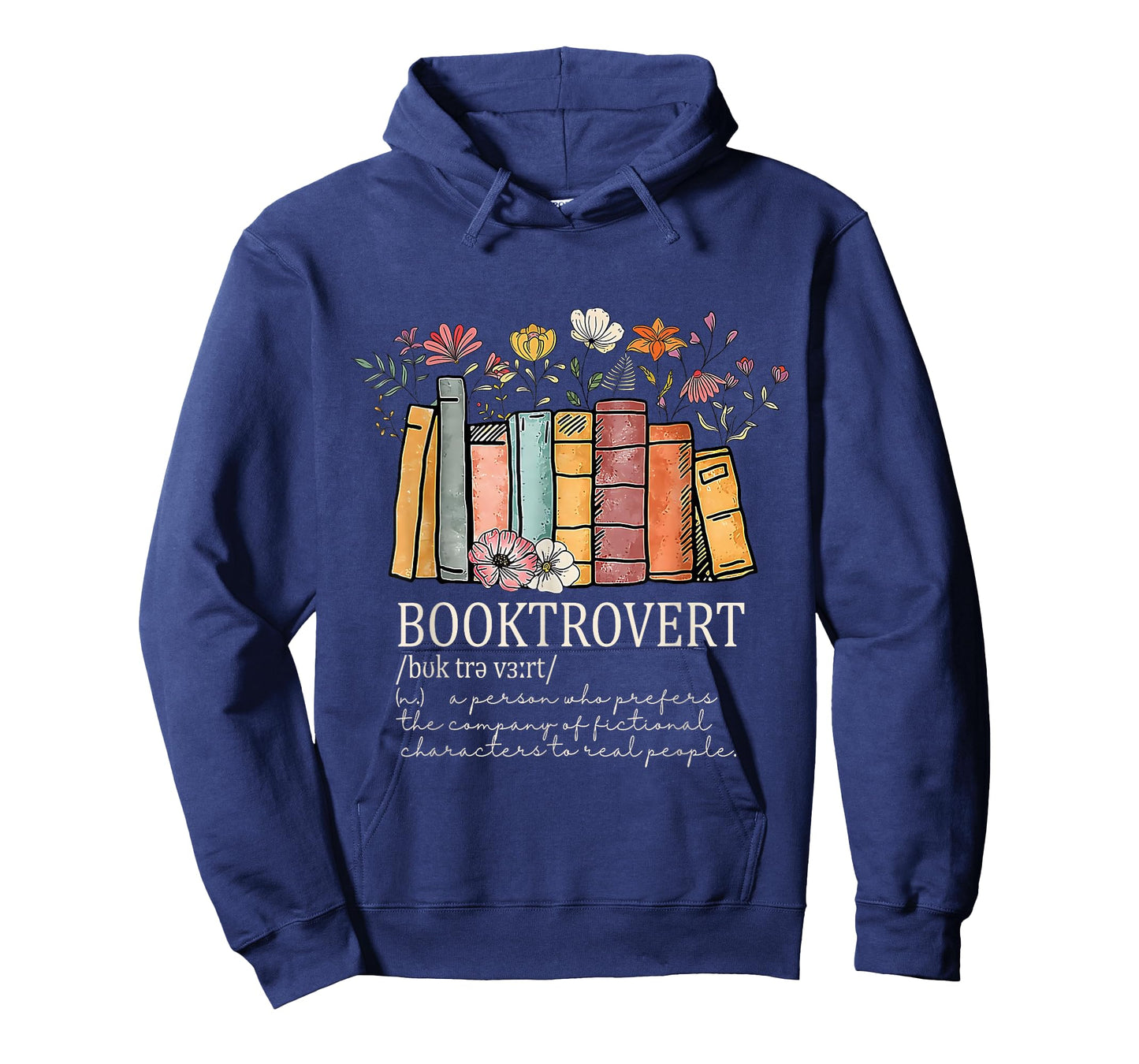 Booktrovert Cozy Book Lover Funny Book Nerd Literary Humor T-Shirt