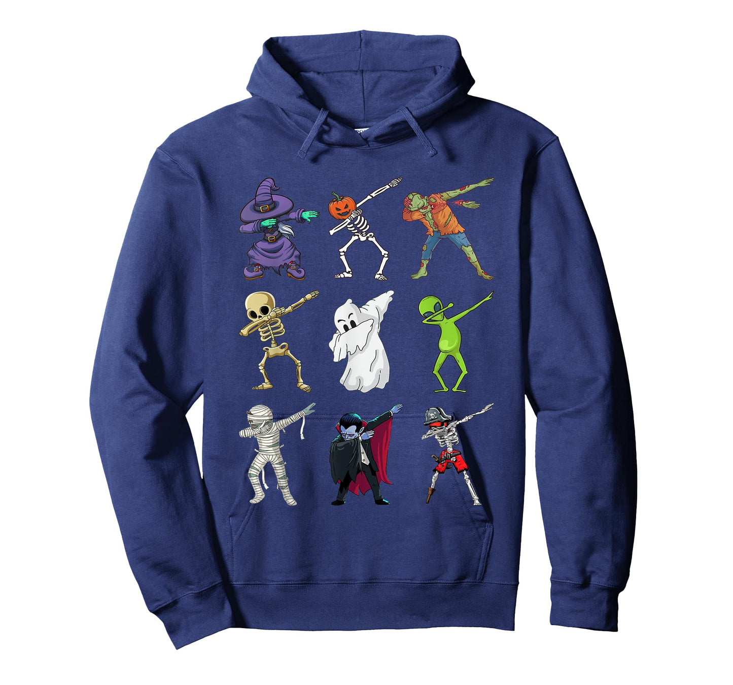 Halloween Dabbing Skeleton Witch Vampire Mummy Zombie Pirate T-Shirt