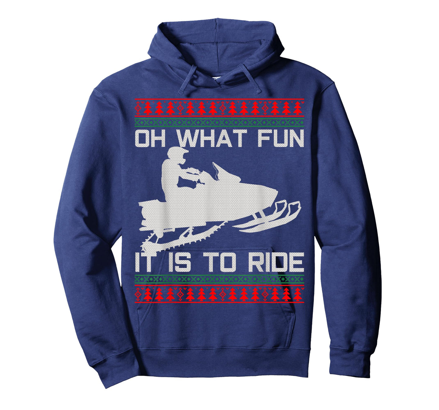 Snowmobile Ugly Christmas Christmas Funny Gift T-Shirt