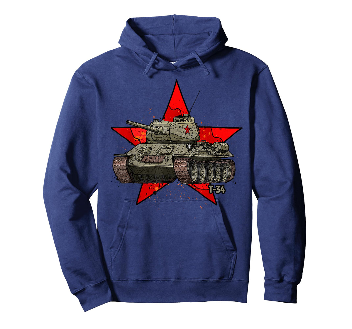 T-34 Soviet Tank WWII Russian Army Red Star T-Shirt