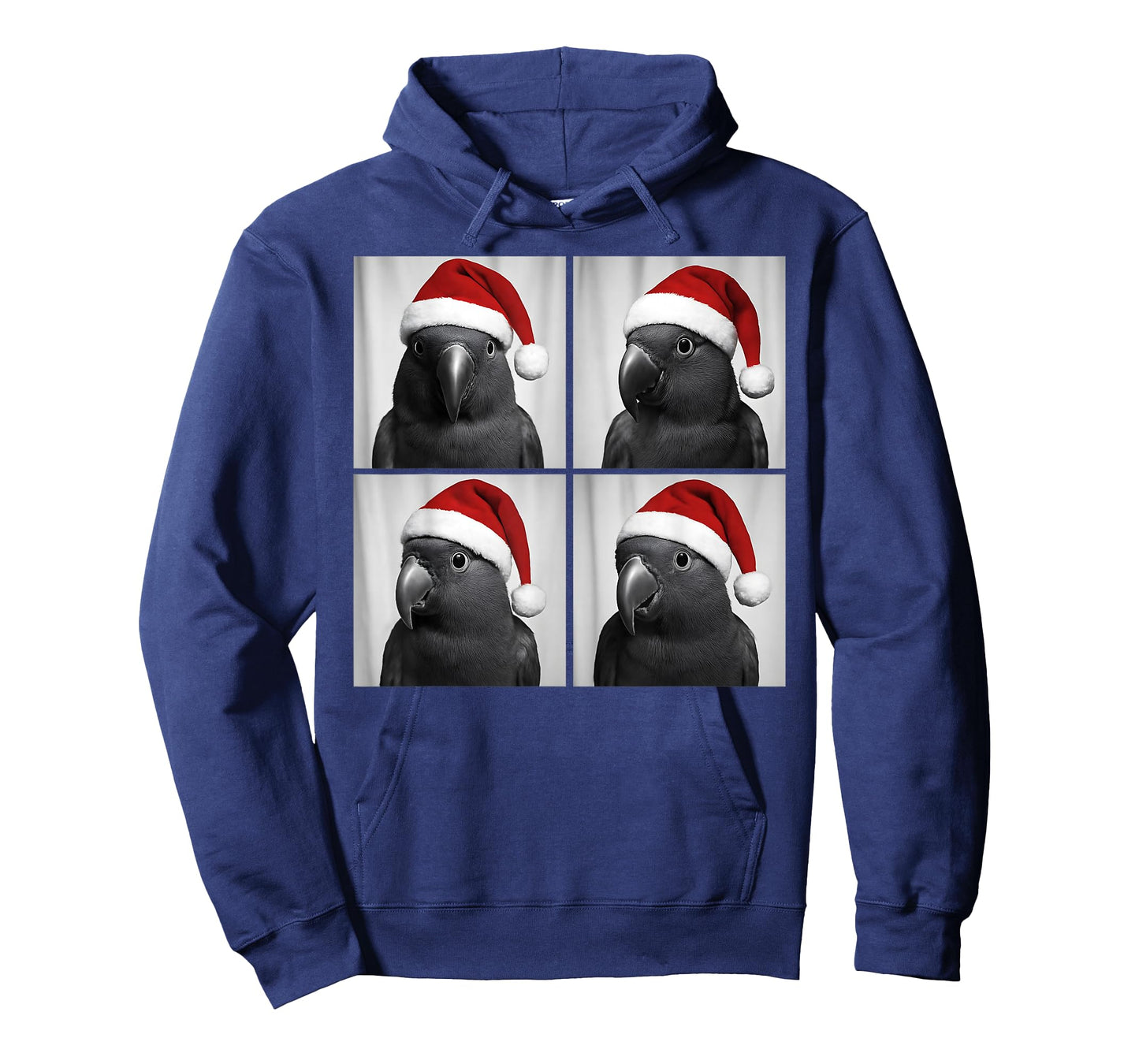 Funny Christmas Eclectus Parrot Santa Photo Booth T-Shirt