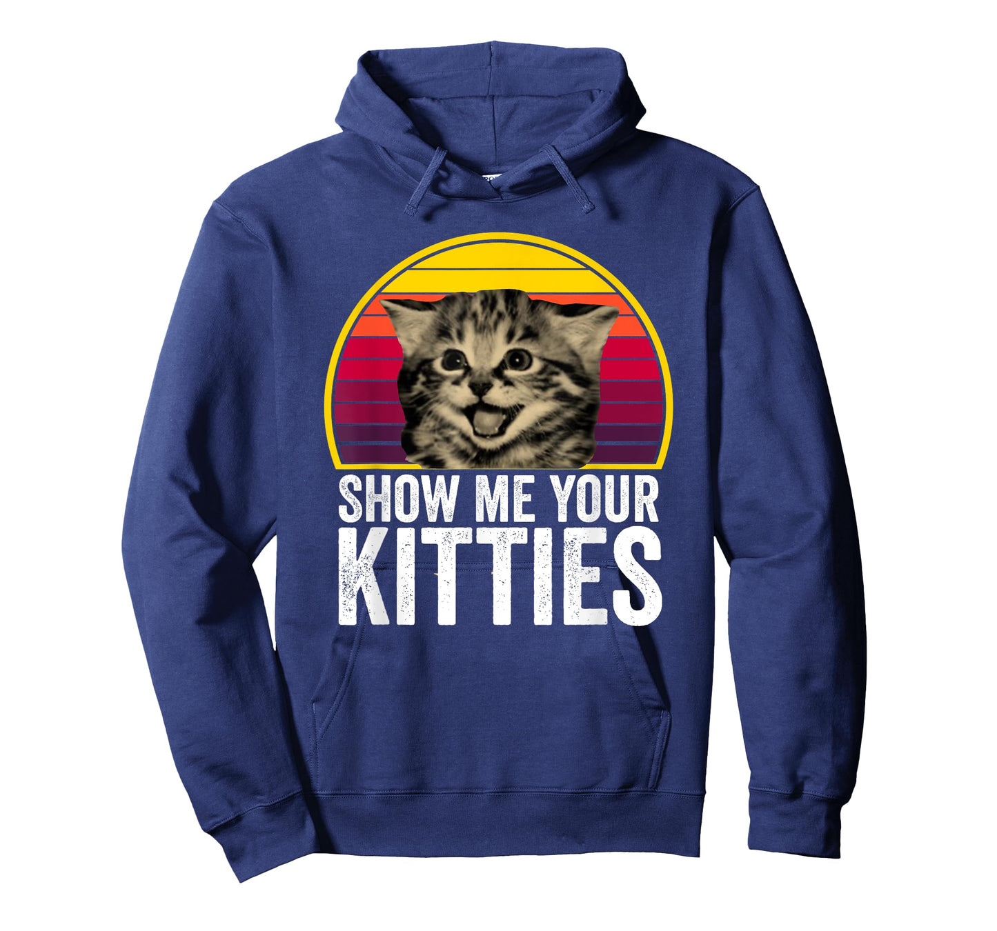 Show me your kitties cat lover retro vintage gift funny tea T-Shirt for Men Women Kids