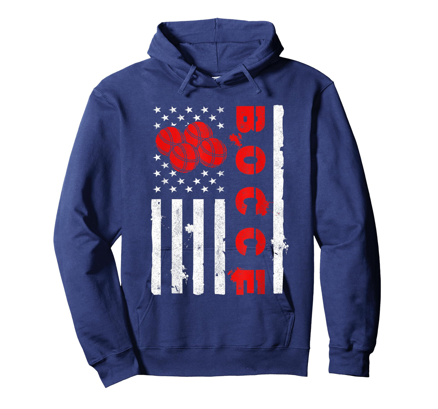 American Flag Bocce Ball Player USA Bocce Team T-Shirt for Women Kids Men