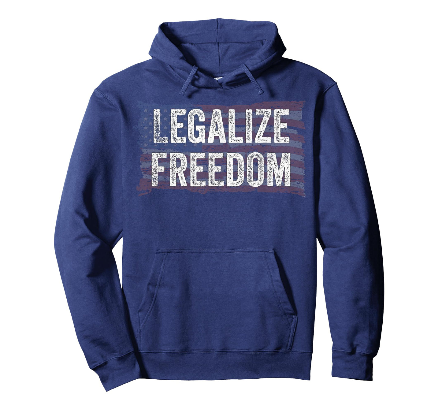Patriotic American Flag Distressed USA Legalize Freedom T-Shirt